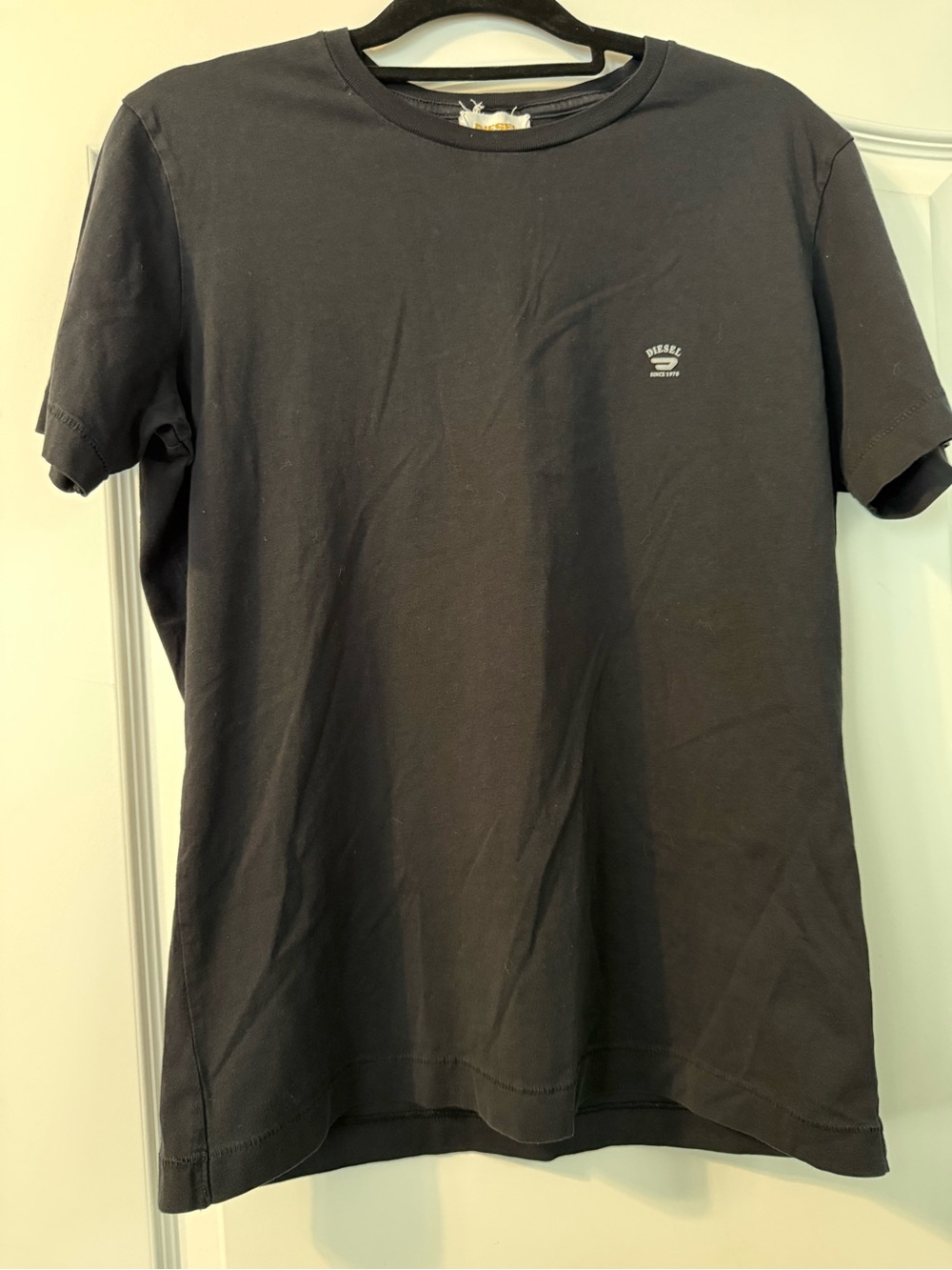 Diesel Black Short Sleeve Logo Tee